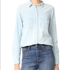 Madewell Light Blue Button Down Shirt